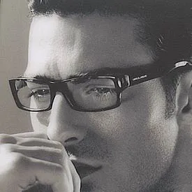 Man in bold black rectangular frames